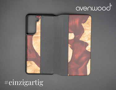 Samsung Galaxy S21 FE 5G PORTO COLLECTION FLIPCASE 13830 Rouge